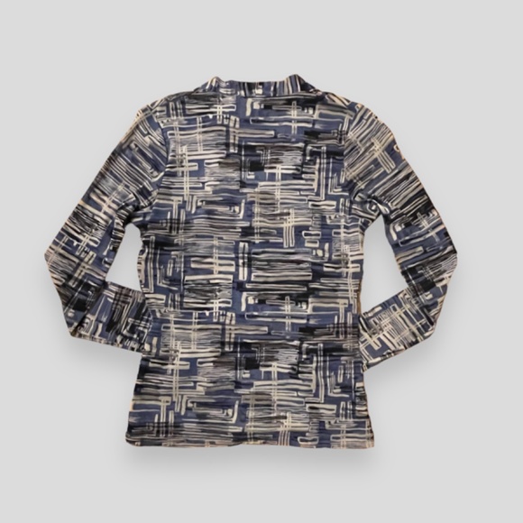 Vintage Y2K Micro-mesh Grungy Top Size 8 - Picture 2 of 5